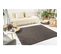 Tapis Tressé Main Bory En Laine - Gris - 120x170 Cm