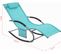 Bain De Soleil Chaise Longue Fauteuil À Bascule Avec Appui-tête Et Pochette Latérale, Ogs28-hb