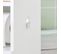 Support Papier Toilette Armoir Toilettes Porte Brosse Wc En Bois – Blanc, Frg177-w