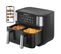 Friteuse à air sans huile K20 - Double Compartiment - 3.8l x 2 - 2850w - App Contrôlé - Noir