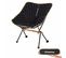 Chaise De Camping Gonflable - Noir - Sac De Transport Inclus