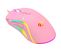 Souris Gamer Rose Ms1026 - 6400 Dpi - Rgb - Cordon De 1,5 M - Design Ergonomique