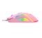 Souris Gamer Rose Ms1026 - 6400 Dpi - Rgb - Cordon De 1,5 M - Design Ergonomique