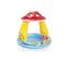 Piscine Pataugeoire Gonflable Pare-soleil Champignon 102 X 102 X 89 Cm