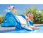 Toboggan Gonflable "piscine Enterré" 333cm Bleu et Blanc