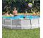 Piscine Prism Frame Ronde 4,57 X 1,07 M Intex - Gris Clair