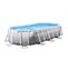 Piscine Ovale En Kit Baltik - Longueur 503 Cm X Largeur 274 Cm - Gris Clair