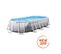 Piscine Ovale En Kit Baltik - Longueur 503 Cm X Largeur 274 Cm - Gris Clair