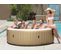 Spa Gonflable Purespa Sahara Rond Bulles 6 Places