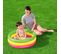 Piscinette Arc En Ciel Ronde 3 Boudins - D 70 X H 24 Cm