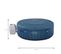 Spa Gonflable Rond Lay-z-spa Milan Airjet Plus - 4 à 6 Personnes - 196 X 71 Cm