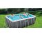 Piscine Tubulaire Rectangulaire Power Steel 4,12 X 2,01 X 1,22 M