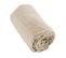 Drap Housse 90x190 +30 Cm Flanelle De Coton Sable