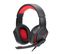 Casque Gamer Themis (h220) Avec Micro Intégré, Réglage Volume, Mute Micro Et Retroéclairage Rouge