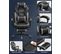 Fauteuil Gamer Ergonomique, Capacité De Charge 150 Kg, Gris Et Noir