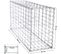 Lot De 10, Gabion Pour Pierre, Cloture Gabion, 100 X 50 X 30 cm, Argent