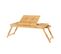 Table De Lit Pliable,petite Table En Bambou Pour Ordinateur Portable,pour Gaucher Et Droitier