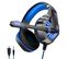 Casque Gamer Gt82 Bleu Avec Micro Et Retro Éclairage LED - Haut-parleur 50mm - Contrôle Du Volume