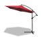 Parasol Deporte 3m Rouge Fonce Avec Housse De Protection