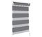 Store Enrouleur Jour Nuit Double 45x150cm Gris