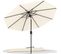 Parasol Inclinable 2.70 X 2.40m Avec Housse De Protection Beige