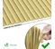 Canisse Pvc Brise Vue Renforce Avec Attaches De Fixation 80x500cm Beige