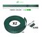 Kit De Lamelles Occultantes Pvc Brise Vue 150m X 4.7cm Avec 300 Clips Vert