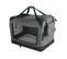 Sac Transport Pliable Chien Chat Caisse Cage Portable 60x44x44cm Gris