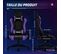 Fauteuil Gamer Ergonomique, 150kg Chaise Gaming Inclinable, Chaise De Bureau Gamer Ajustable Violete