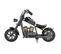 Challenger 12 Plus Moto Électrique Pour Enfants Avec Haut-parleur Bluetooth Brouillard Simulé - Noir