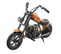 Challenger 12 Plus Moto Électrique Pour Enfants Avec Haut-parleur Bluetooth Brouillard Simulé-orange