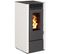 Poêle À Granule Marina 14kw Étanche Blanc - Interstoves - M14kweb