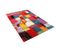 Tapis de salon moderne BRUSH - Multicolore - 200x200 Cm