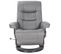 Fauteuil De Relaxation Design - Max - Cuir Anthracite
