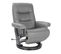 Fauteuil De Relaxation Design - Max - Cuir Anthracite