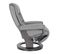 Fauteuil De Relaxation Design - Max - Cuir Anthracite