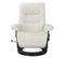 Fauteuil De Relaxation Design - Max - Cuir Blanc