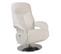 Fauteuil De Relaxation Électrique - Tolma - Cuir Blanc