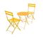 Salon Balcon - Set Bistrot 2 Personnes Jaune