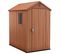 Abri Jardin Résine "darwin 46" - 2.2 M² - 125.8 X 184.5 X 205 Cm - Marron