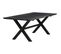 Table De Jardin Rives Noir 200x100x175 Cm