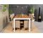 Table De Jardin Bois 205x90x76 Cm