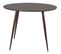 Table Ronde En Mdf Et Acier Plaza 100 Cm Noyer