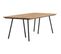 Table De Jardin En Acier Et Acacia 200 X 100 Cm Chan