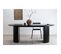 Table De Repas Ovale Bianca 200 X 90 Cm Noir