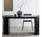 Table De Repas Ovale Bianca 200 X 90 Cm Noir