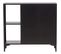 Buffet 2 Portes 2 Cases Piring Noir