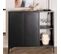 Buffet 2 Portes 2 Cases Piring Noir