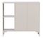 Buffet 2 Portes 2 Cases Piring Beige