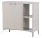 Buffet 2 Portes 2 Cases Piring Beige